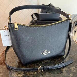 Coach Zip Top Shoulder Bag | Black